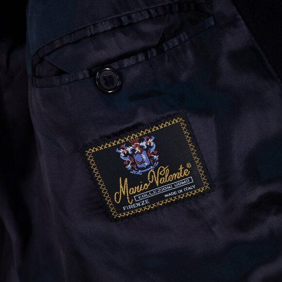 Mario Valente Italian mens wool & cashmere coat - Picture 5 of 7